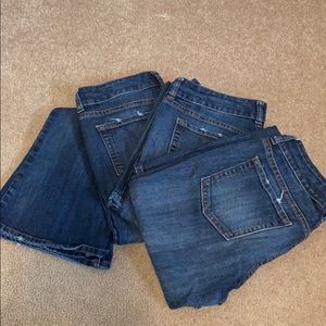Set of 3 Pairs: GAP Premium Flare Jeans 4/27R